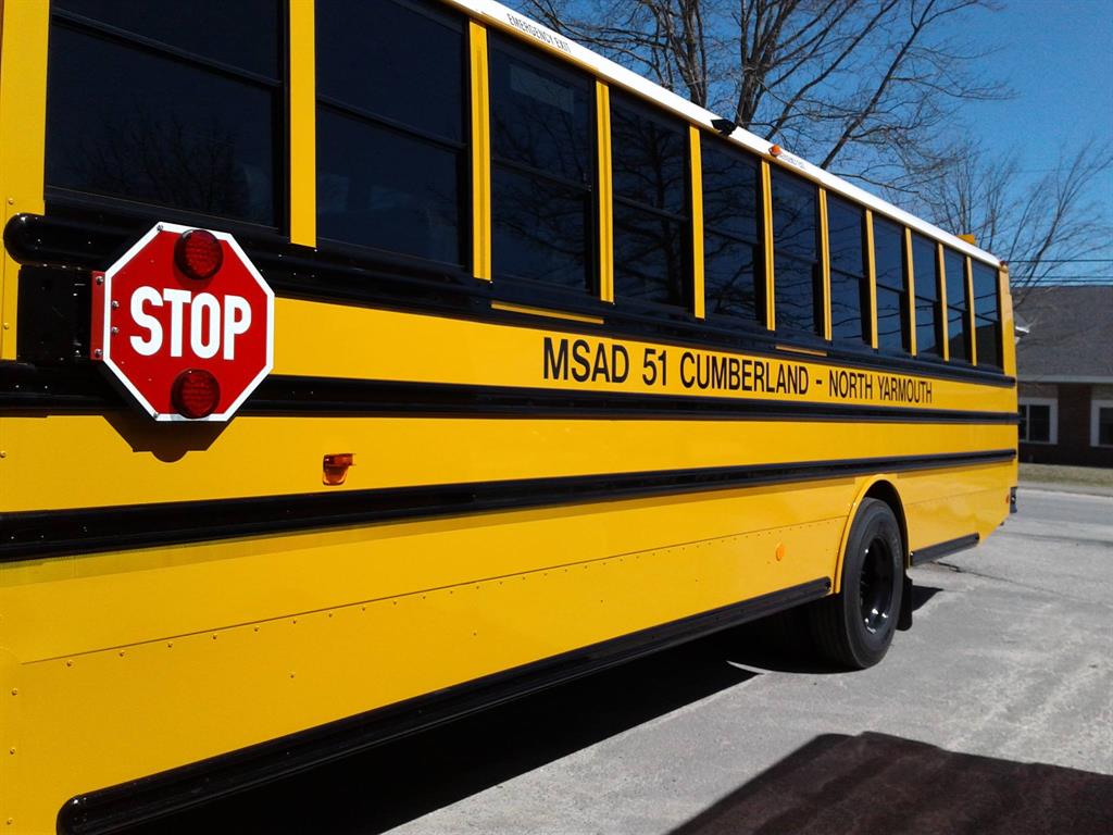 school bus for MSAD #51