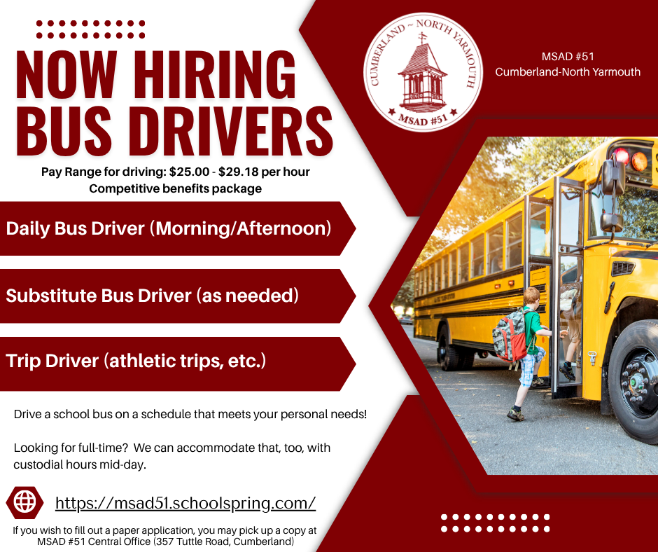 advertisement for hiring bus drivers