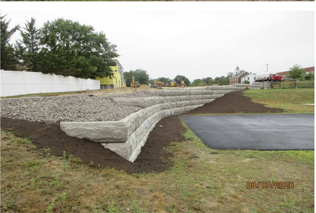 Retaining Wall completion