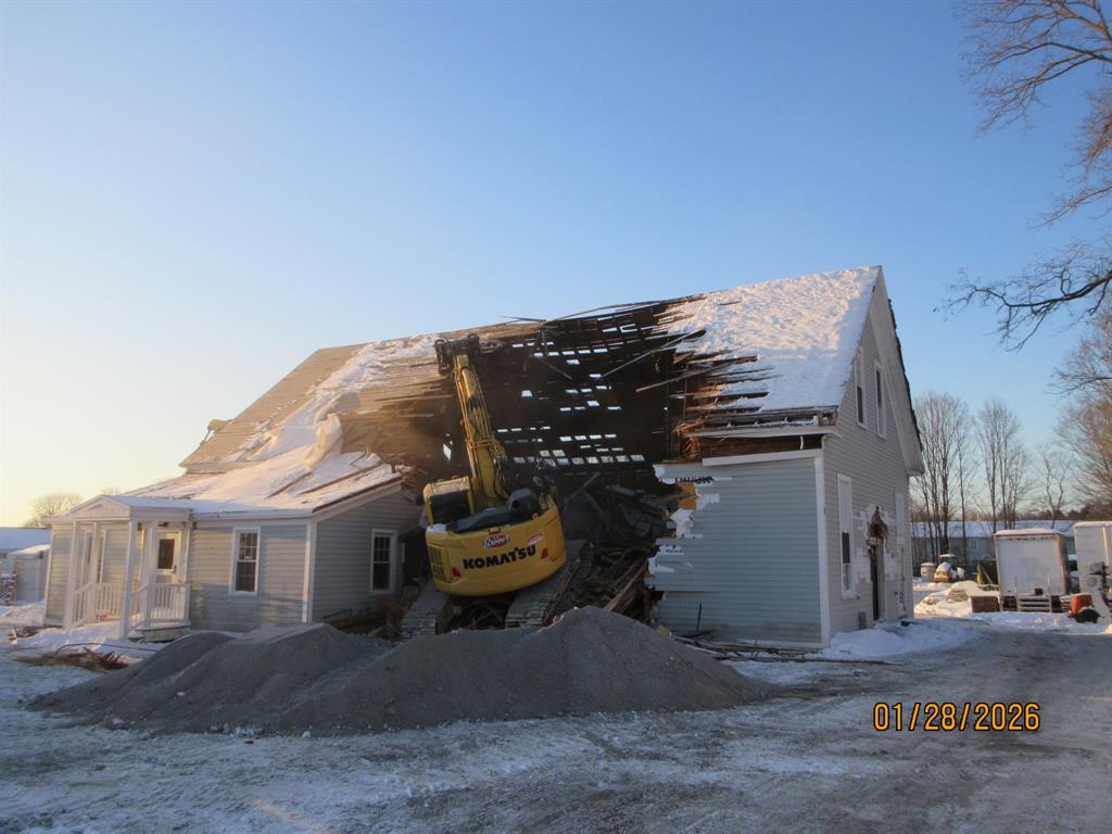 Demolition of Union Hall on 1.28.26