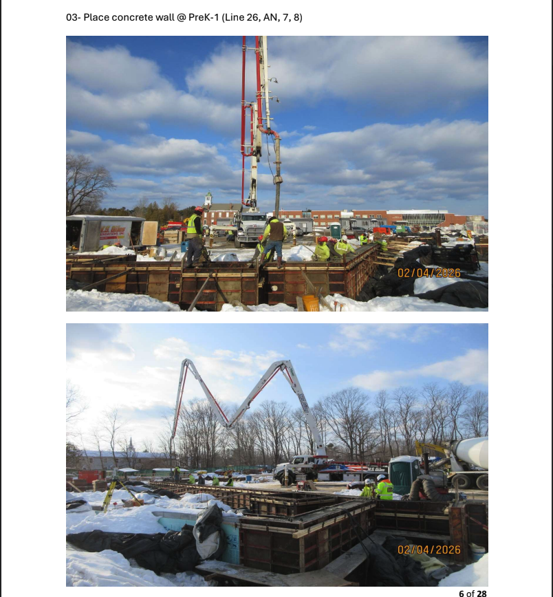 Construction project update