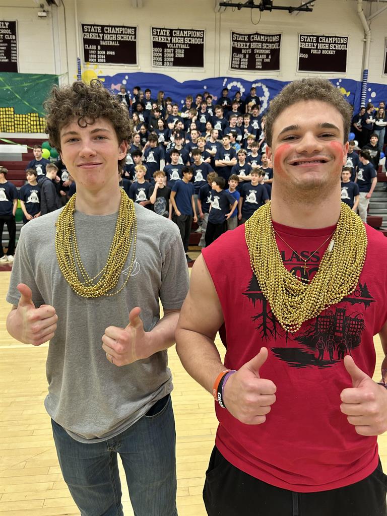 Spirit week assembly at GHS