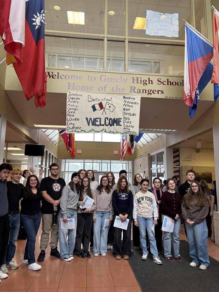 welcome students from France to GHS