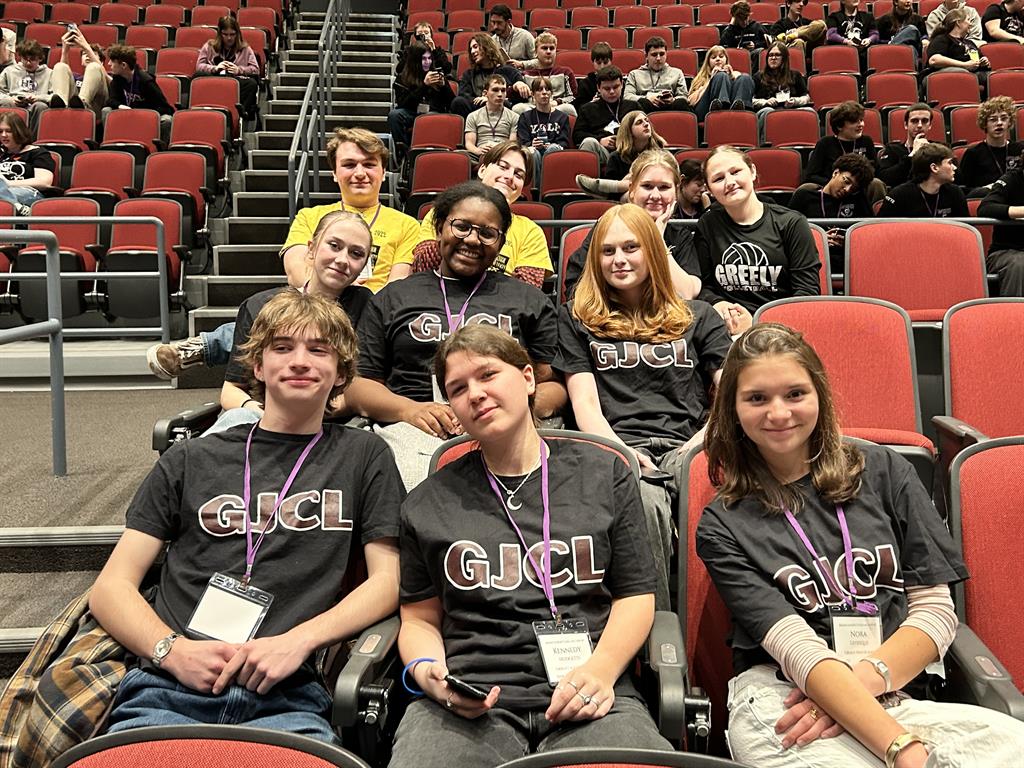 ghs junior classical league photo of students who participate