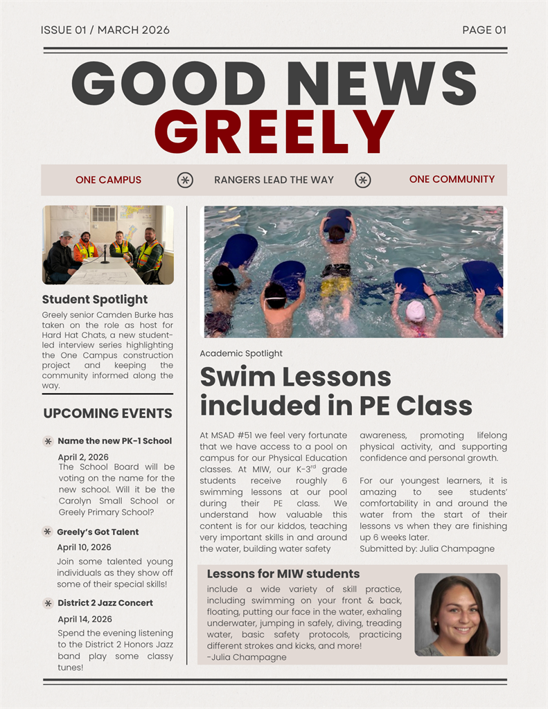 Good news greely publication