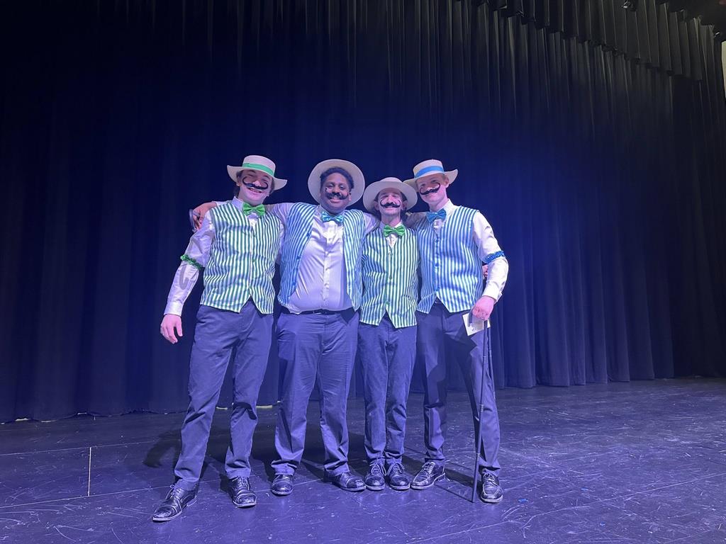 boys posing at Greely's Got Talent