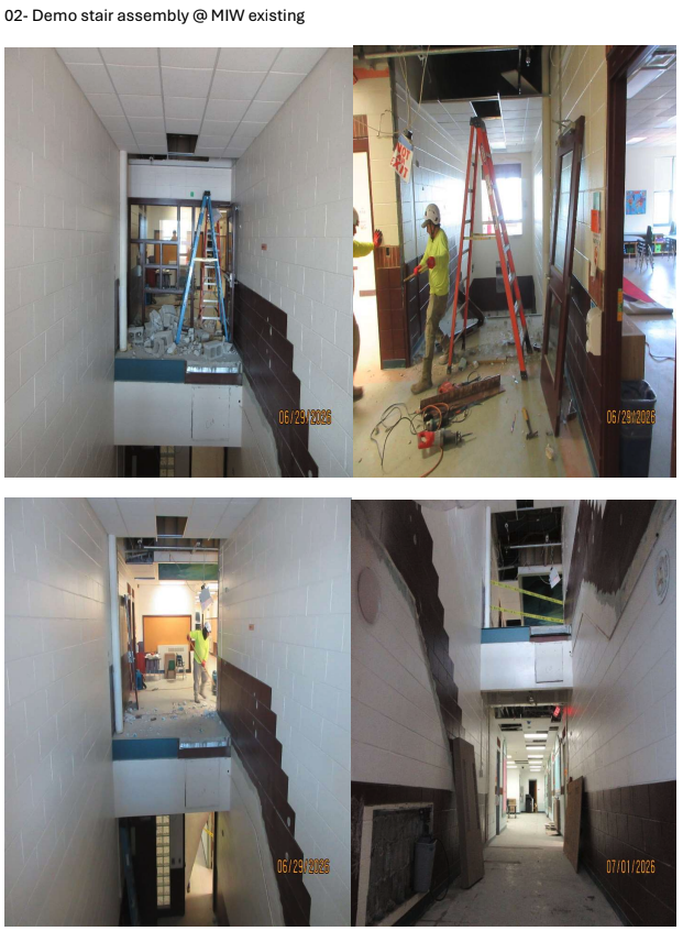 staircase update at MIW